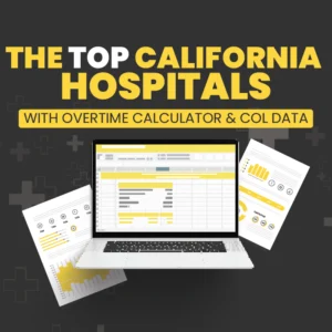 Top California hospitals salary data.