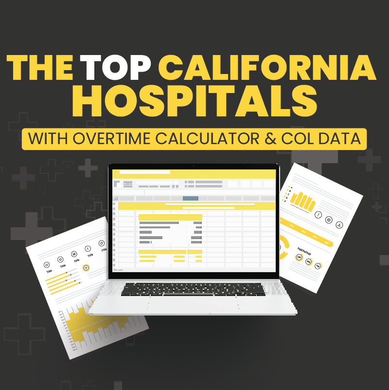 Top California hospitals salary data.