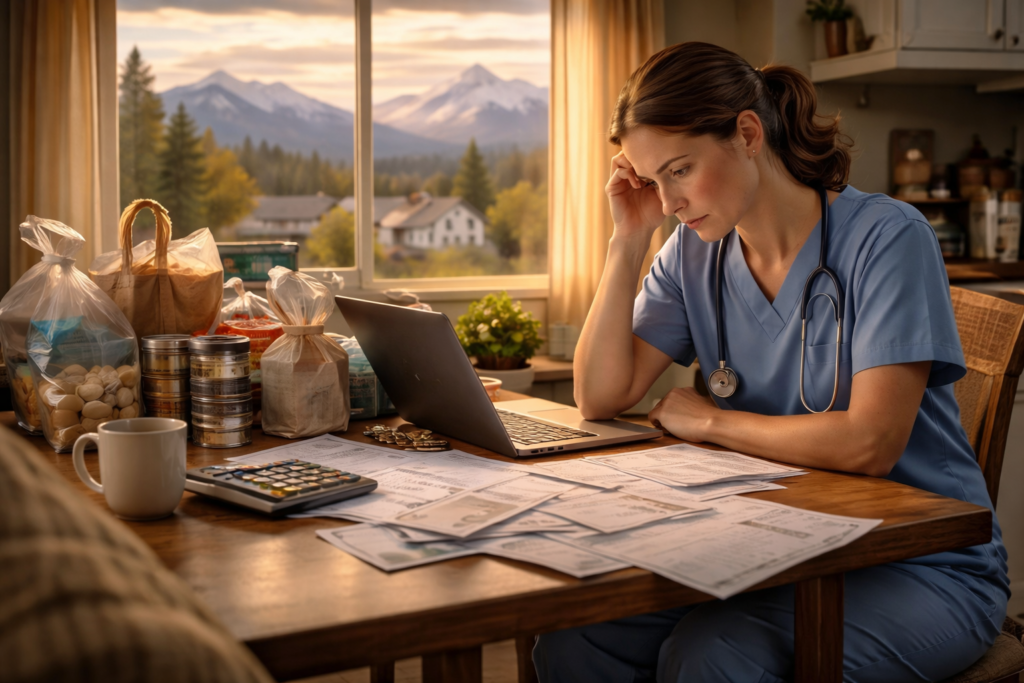 Financial stress for nurses in Kalispell