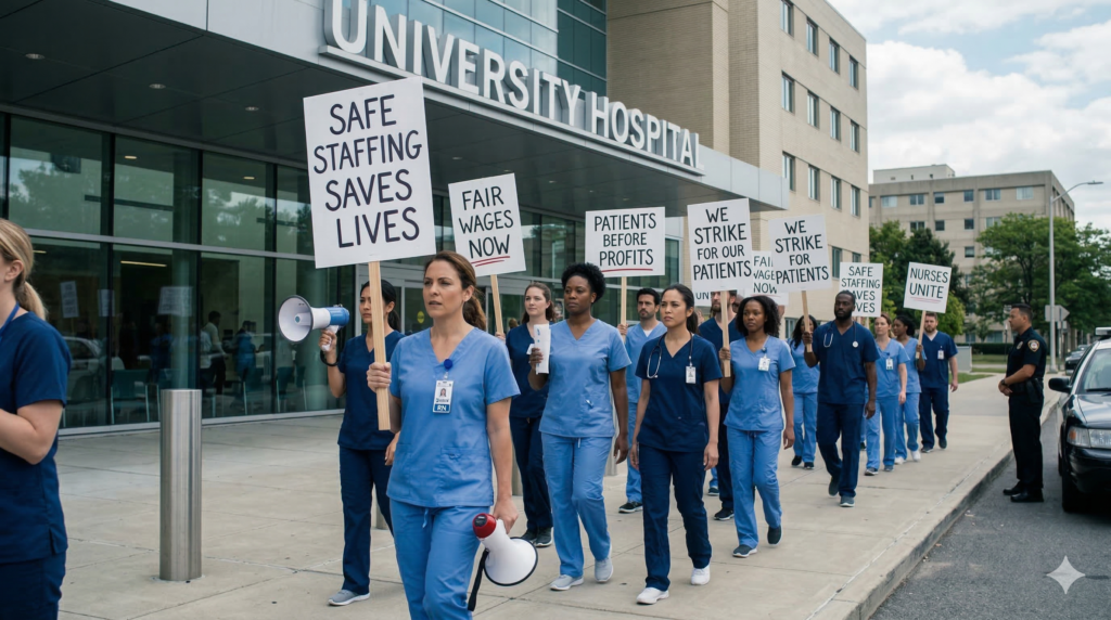 nurses strike